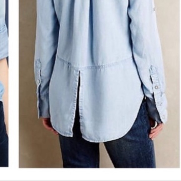 Tie-dye plaid flannel Anthropologie shirt - Picture 13 of 14